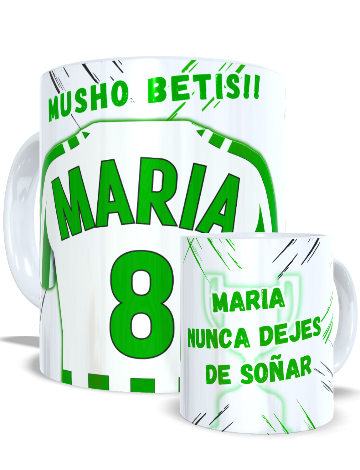 Taza personalizada Real Betis – Un detalle que habla por ti