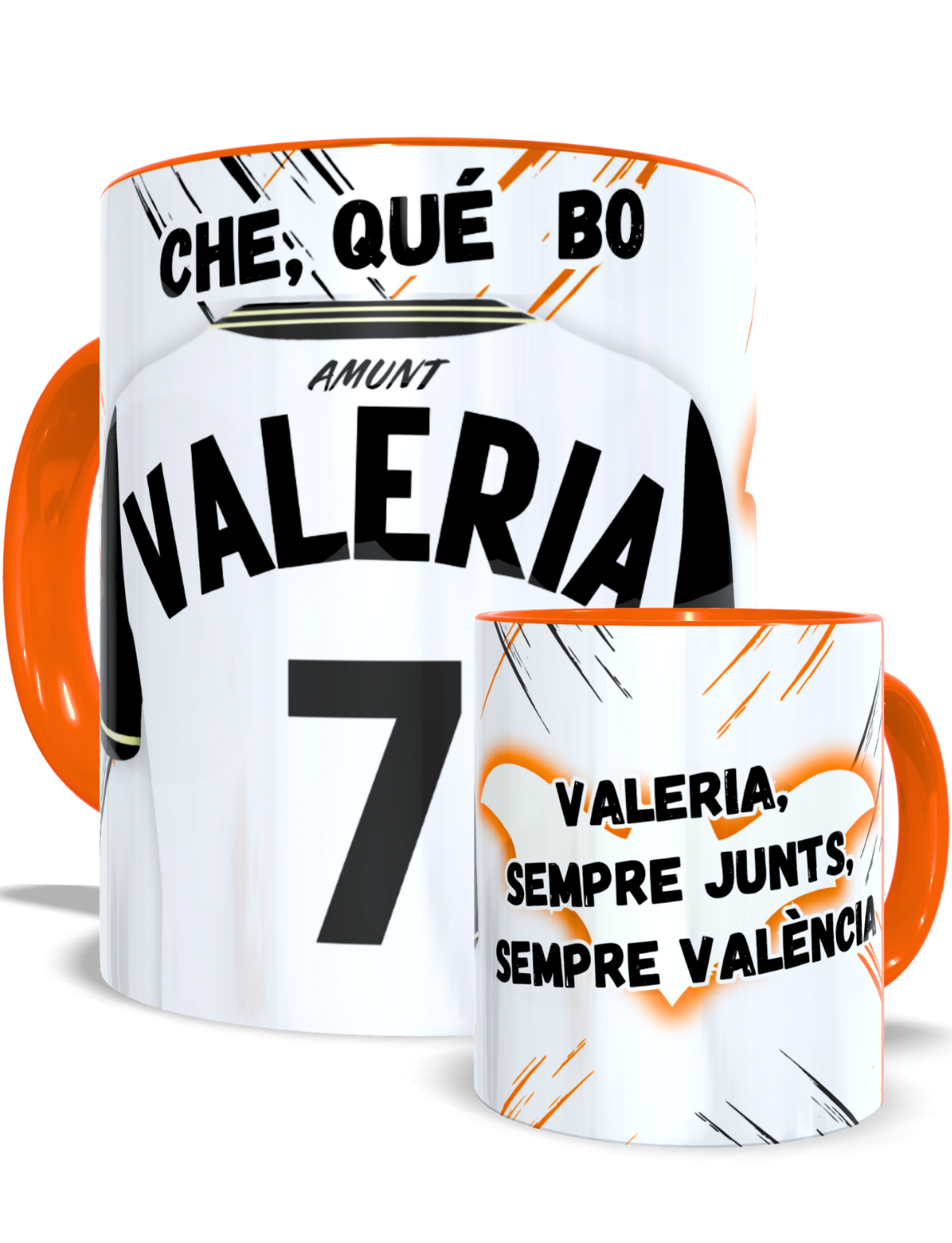 Taza personalizada Valencia CF – Un detalle que habla por ti