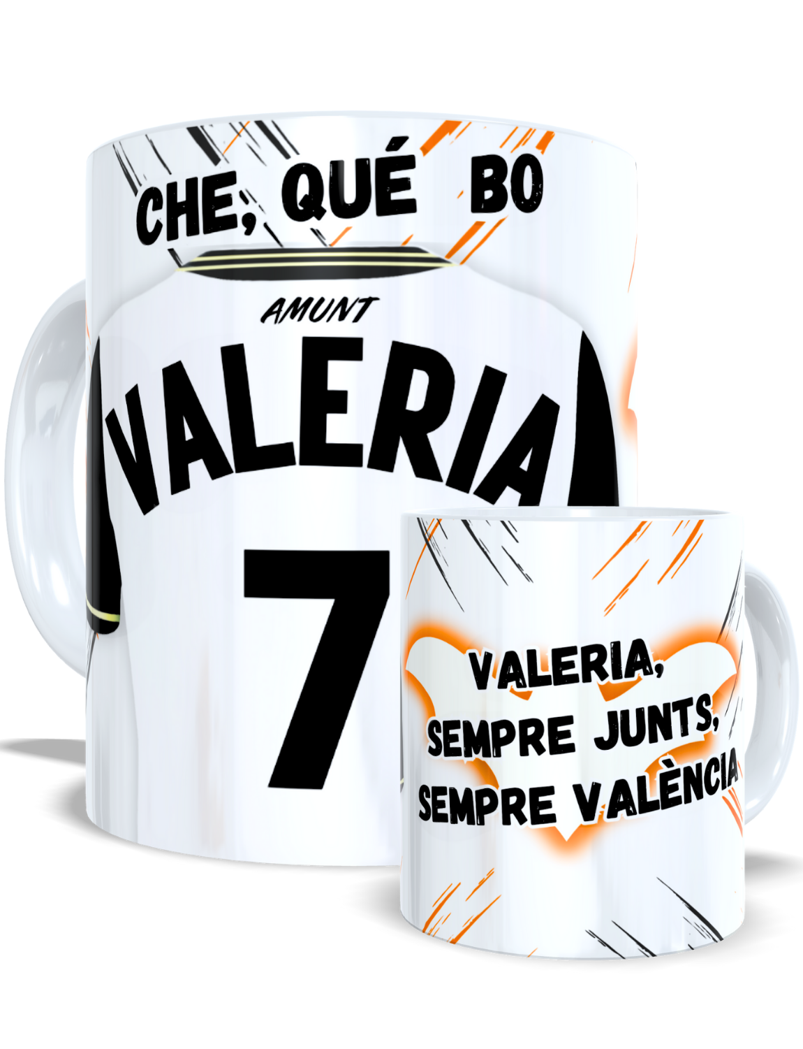 Taza personalizada Valencia CF – Un detalle que habla por ti