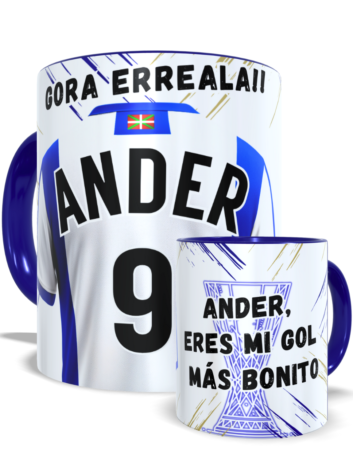 Taza personalizada Real Sociedad – Un detalle que habla por ti