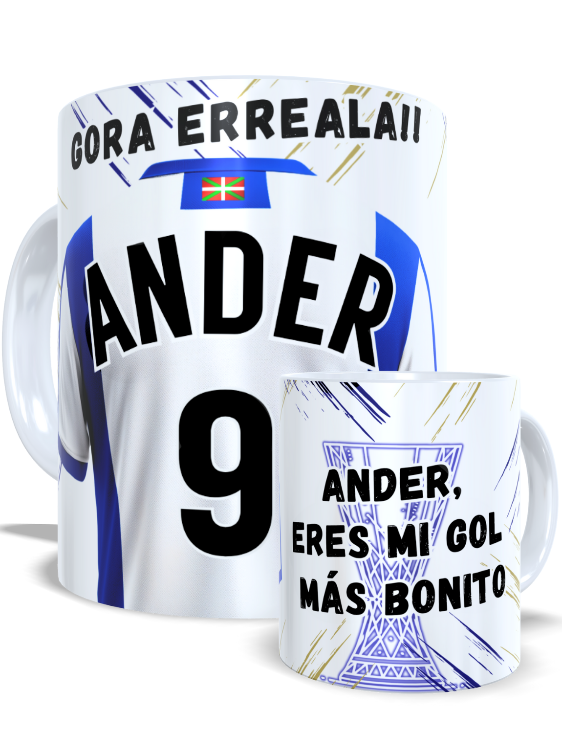 Taza personalizada Real Sociedad – Un detalle que habla por ti