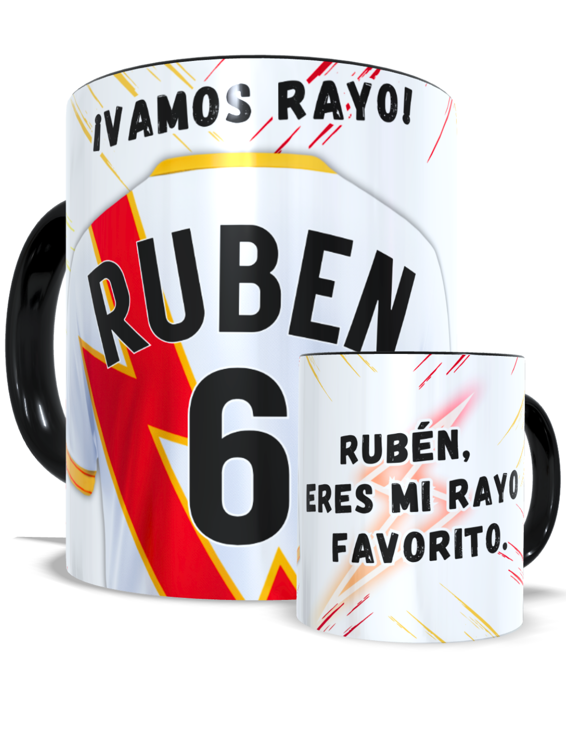 Taza personalizada Rayo Vallecano – Un detalle que habla por ti 3