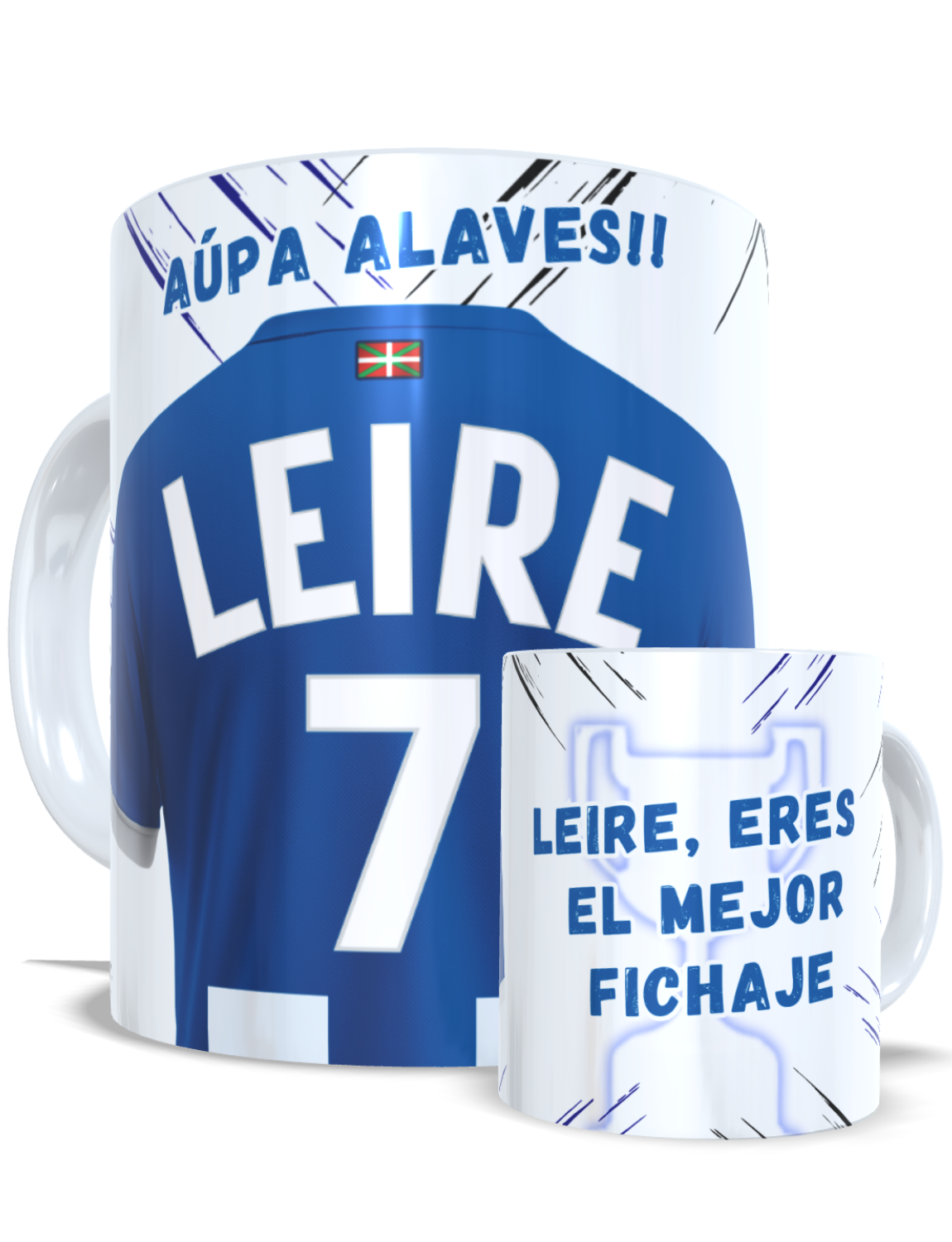 Taza personalizada Deportivo Alavés – Un detalle que habla por ti
