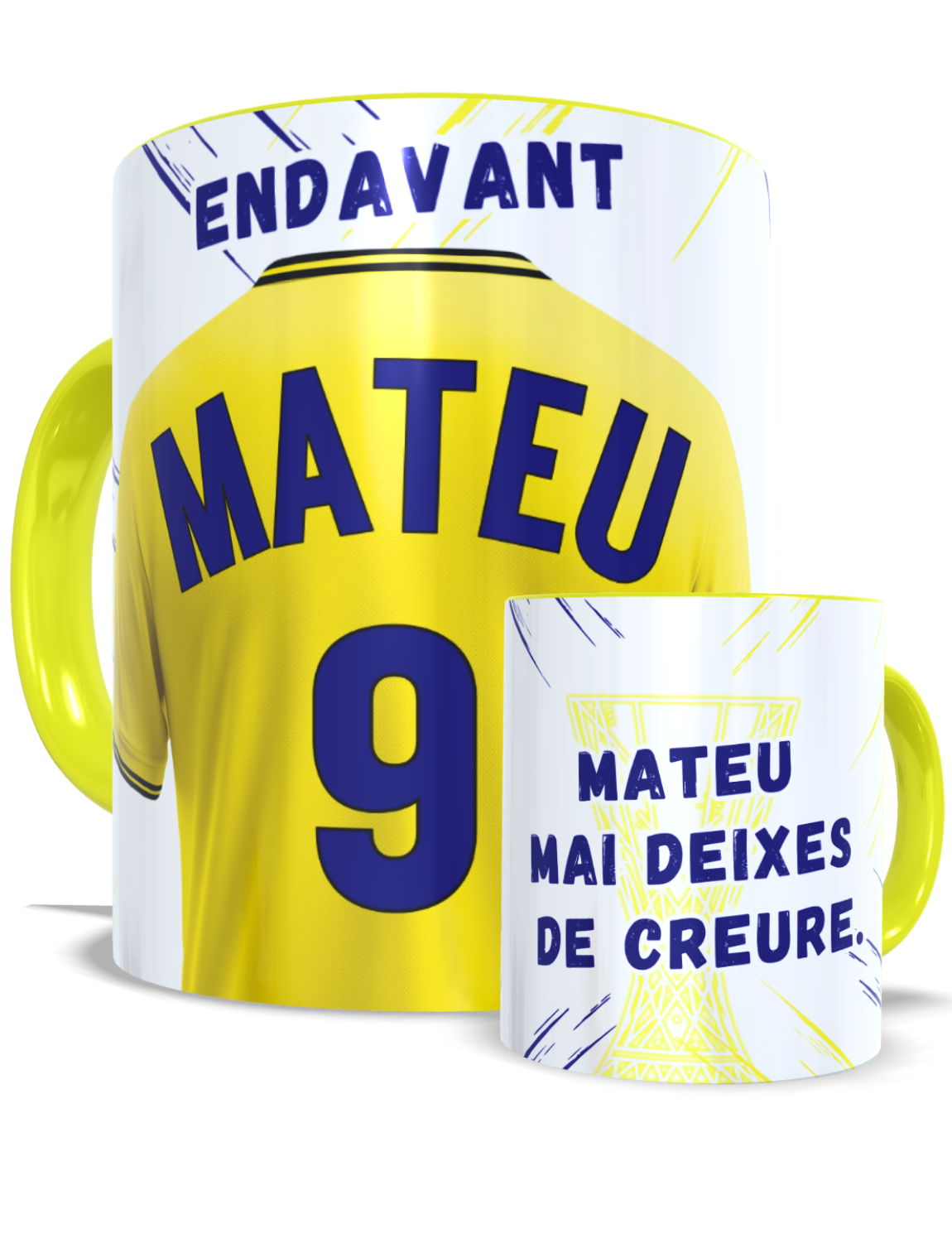 Taza personalizada Villarreal CF – Un detalle que habla por ti