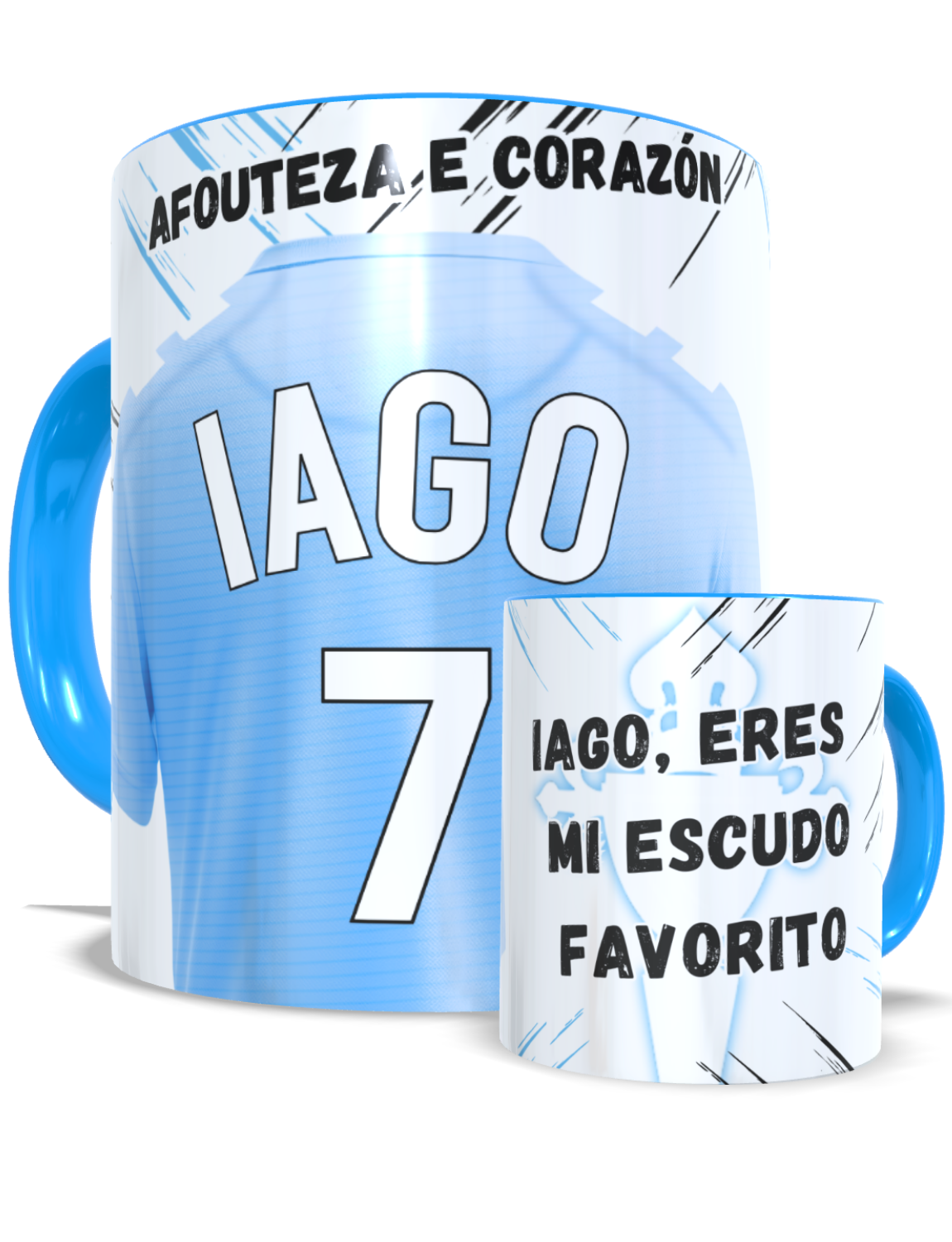 Taza personalizada Celta de Vigo – Un detalle que habla por ti