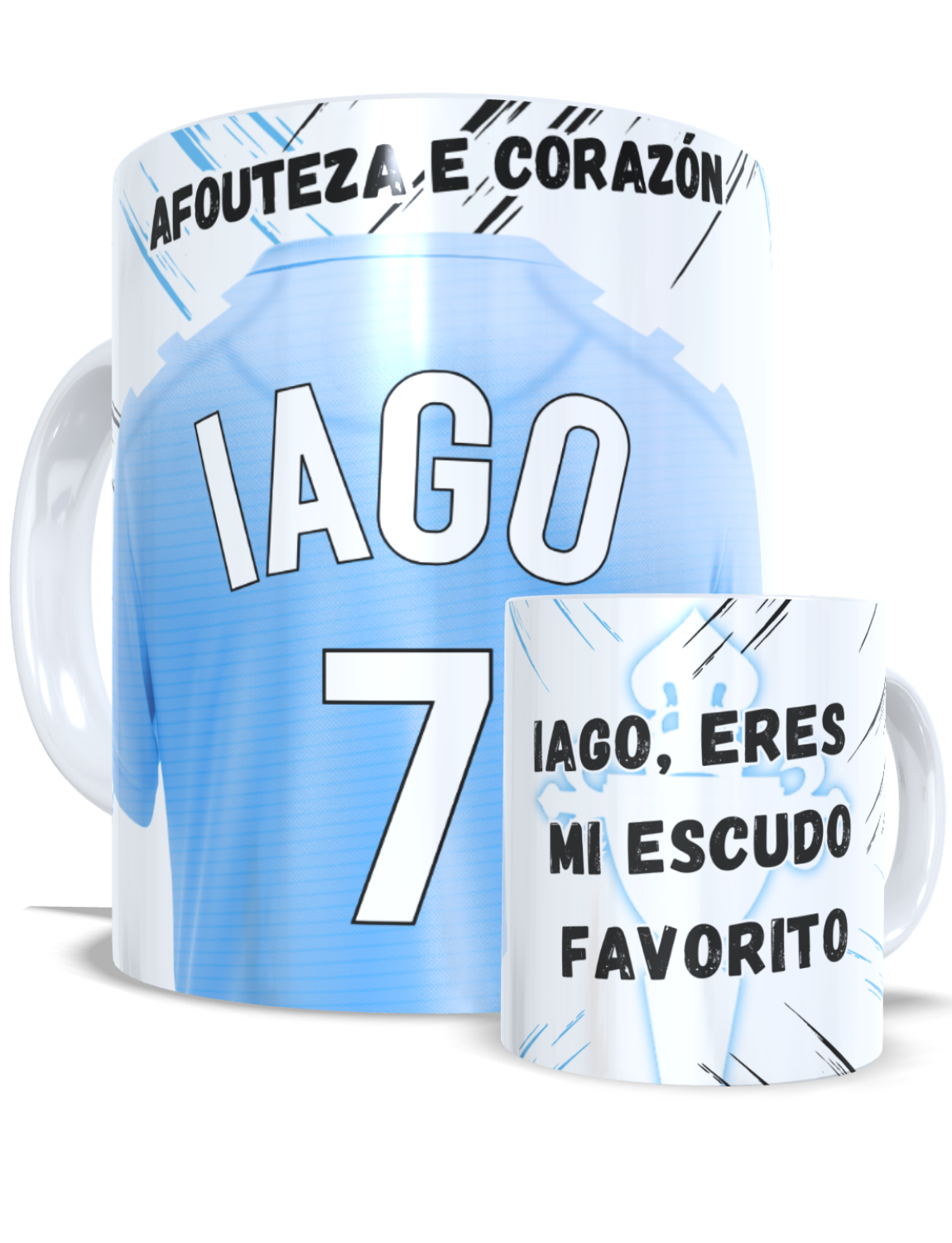 Taza personalizada Celta de Vigo – Un detalle que habla por ti