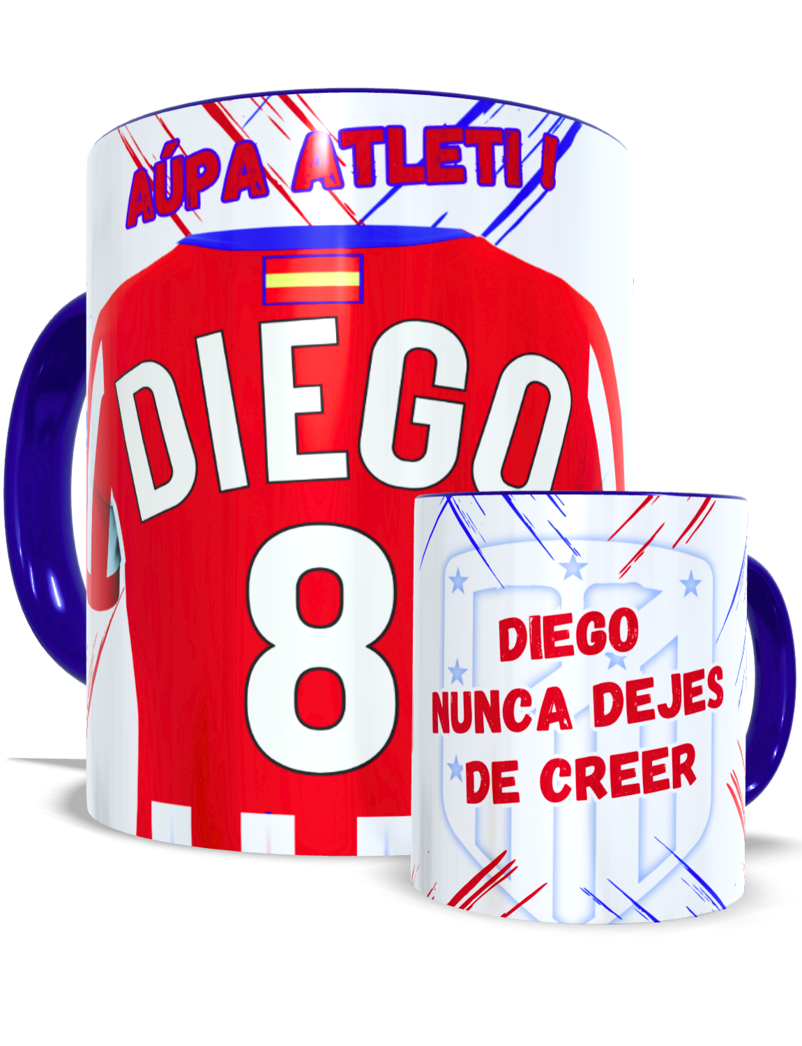 Taza personalizada Atlético de Madrid – Un detalle que habla por ti