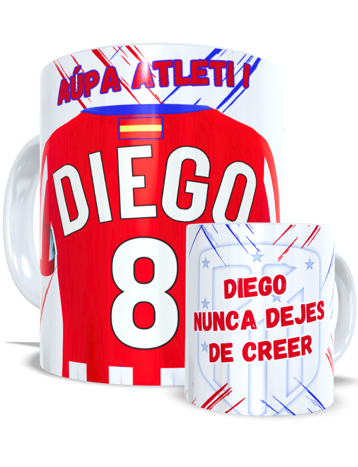 Taza personalizada Atlético de Madrid – Un detalle que habla por ti