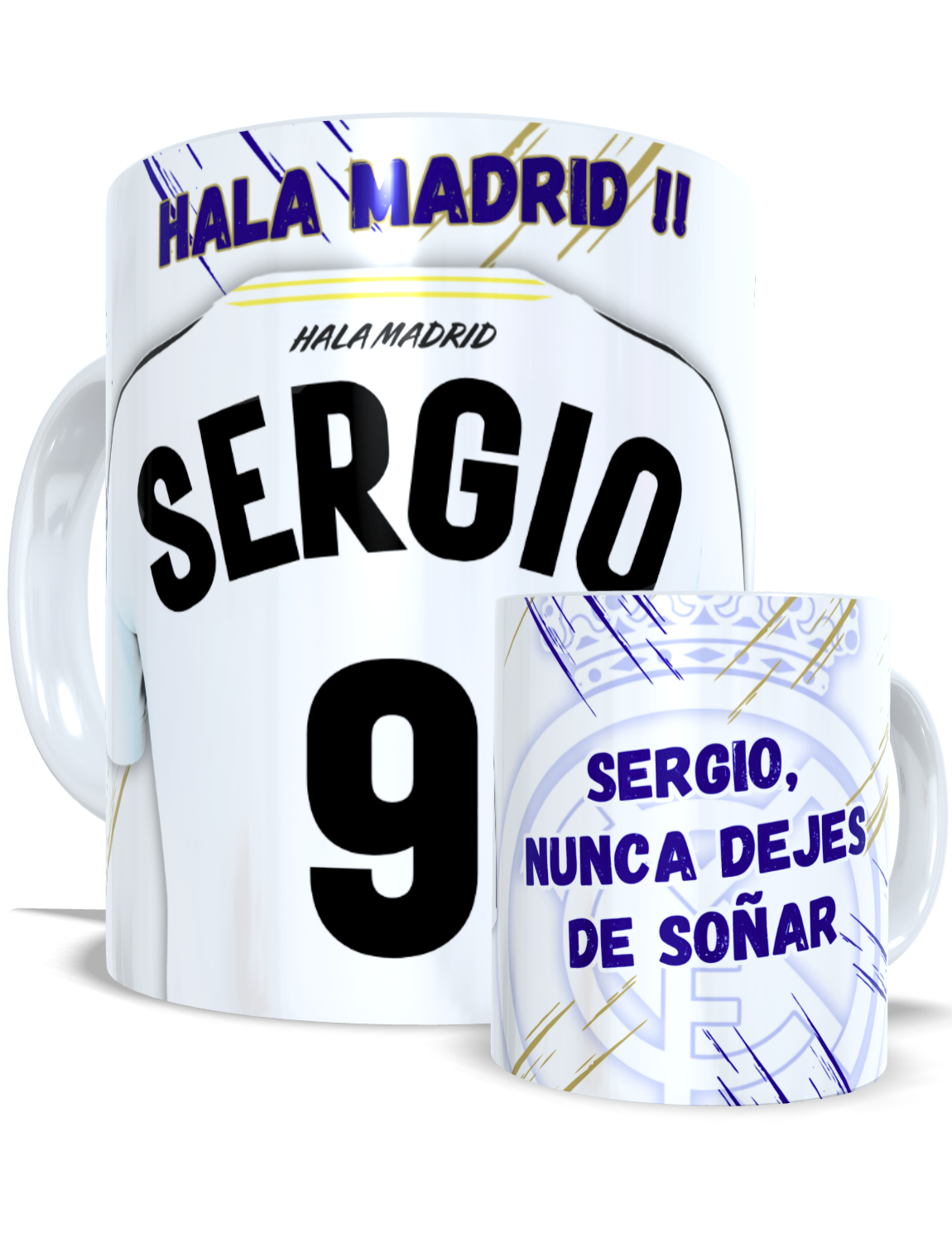 Taza personalizada Real Madrid – Un detalle que habla por ti