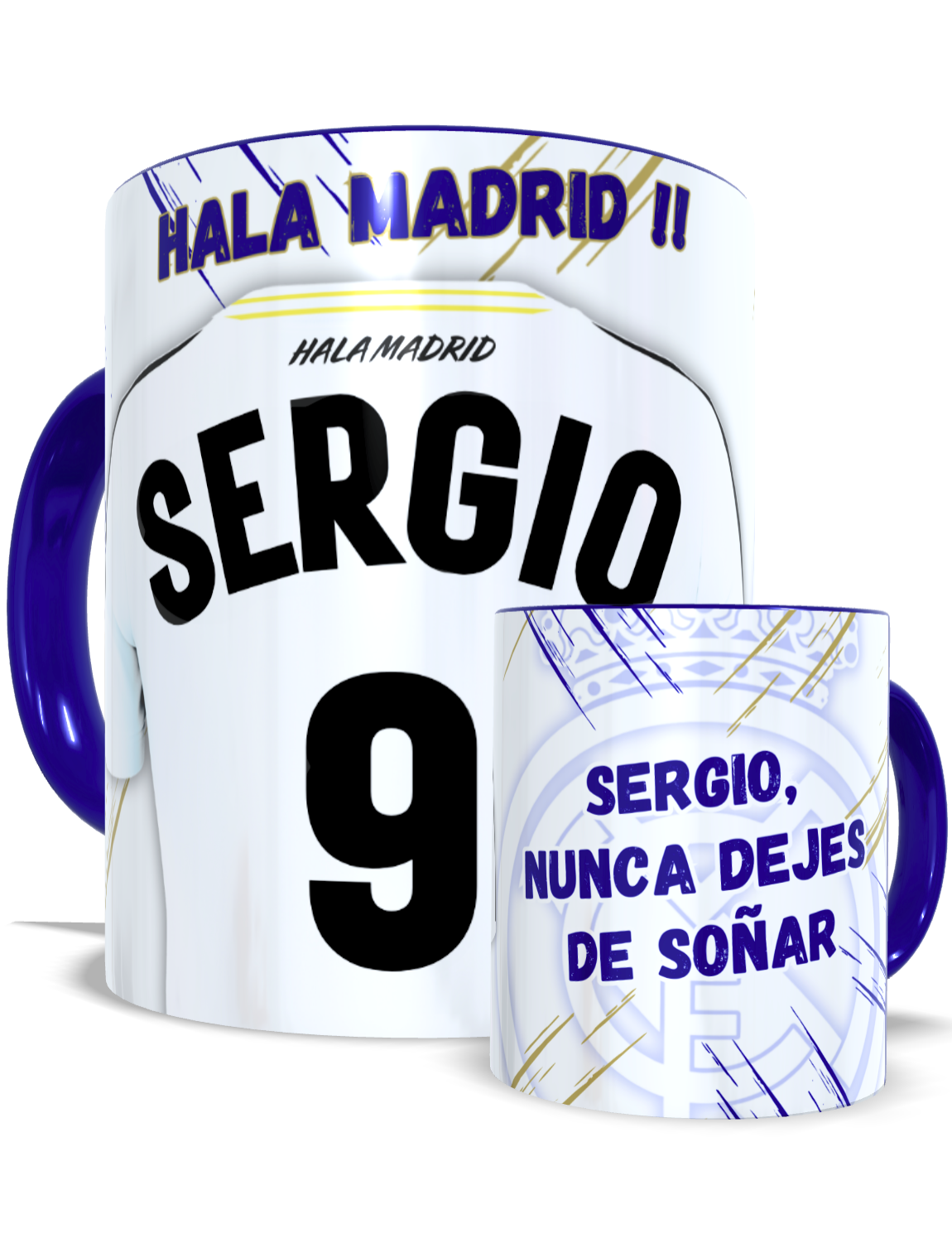 Taza personalizada Real Madrid – Un detalle que habla por ti