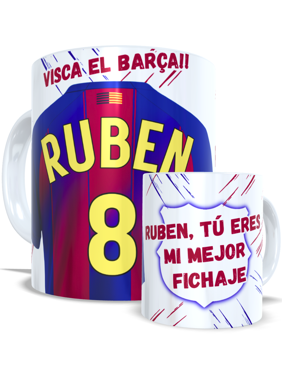 Taza personalizada Barça– Un detalle que habla por ti 3