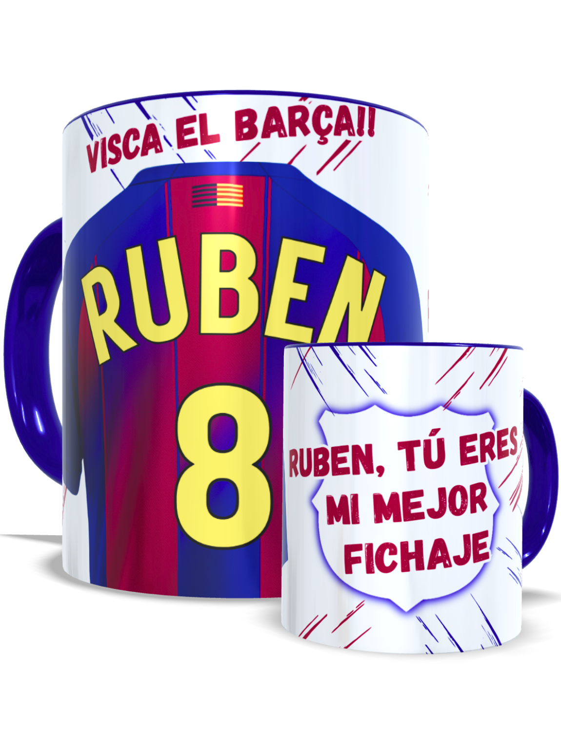 Taza personalizada Barça– Un detalle que habla por ti
