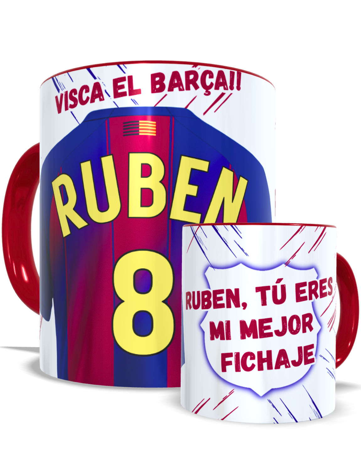 Taza personalizada Barça– Un detalle que habla por ti