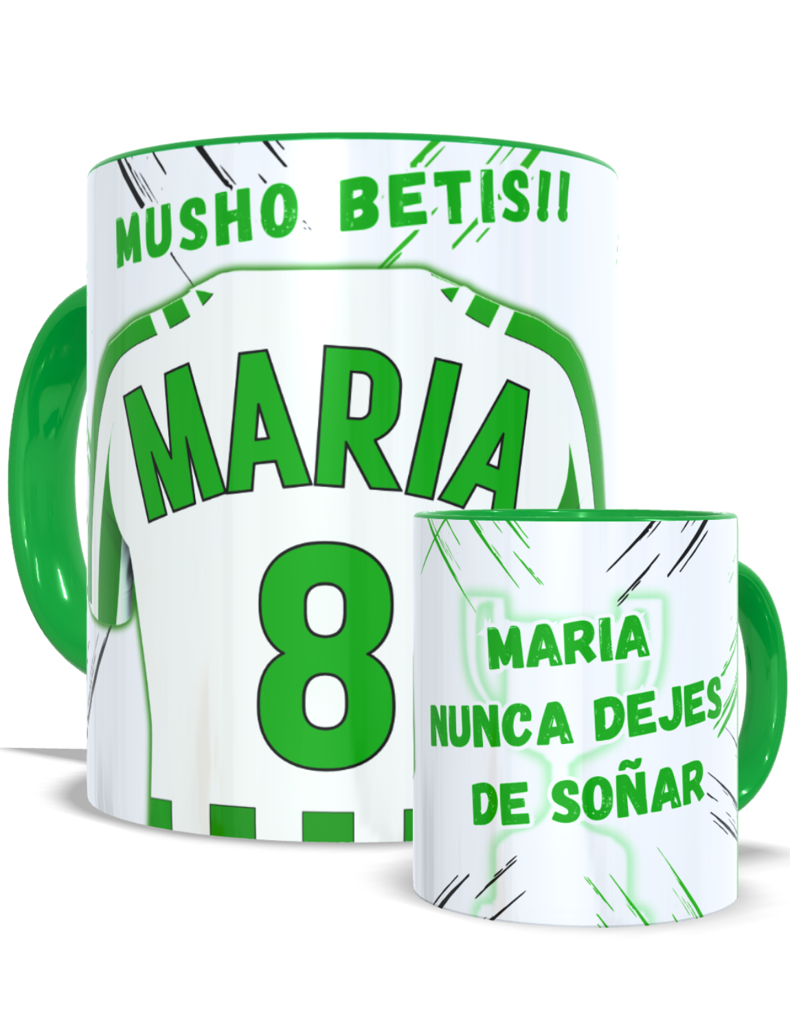 Taza personalizada Real Betis – Un detalle que habla por ti