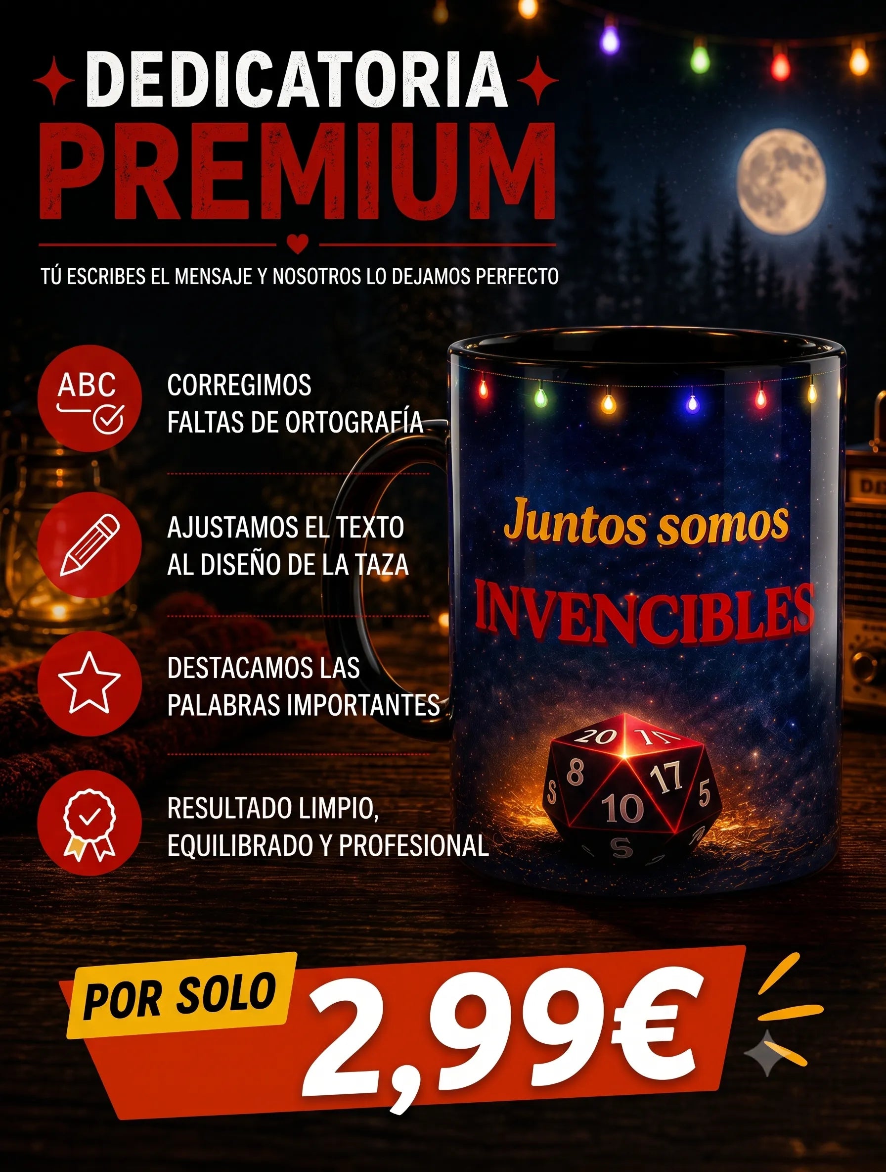 Taza personalizada inspirada en Stranger Things  black edition con nombre y dedicatoria 5