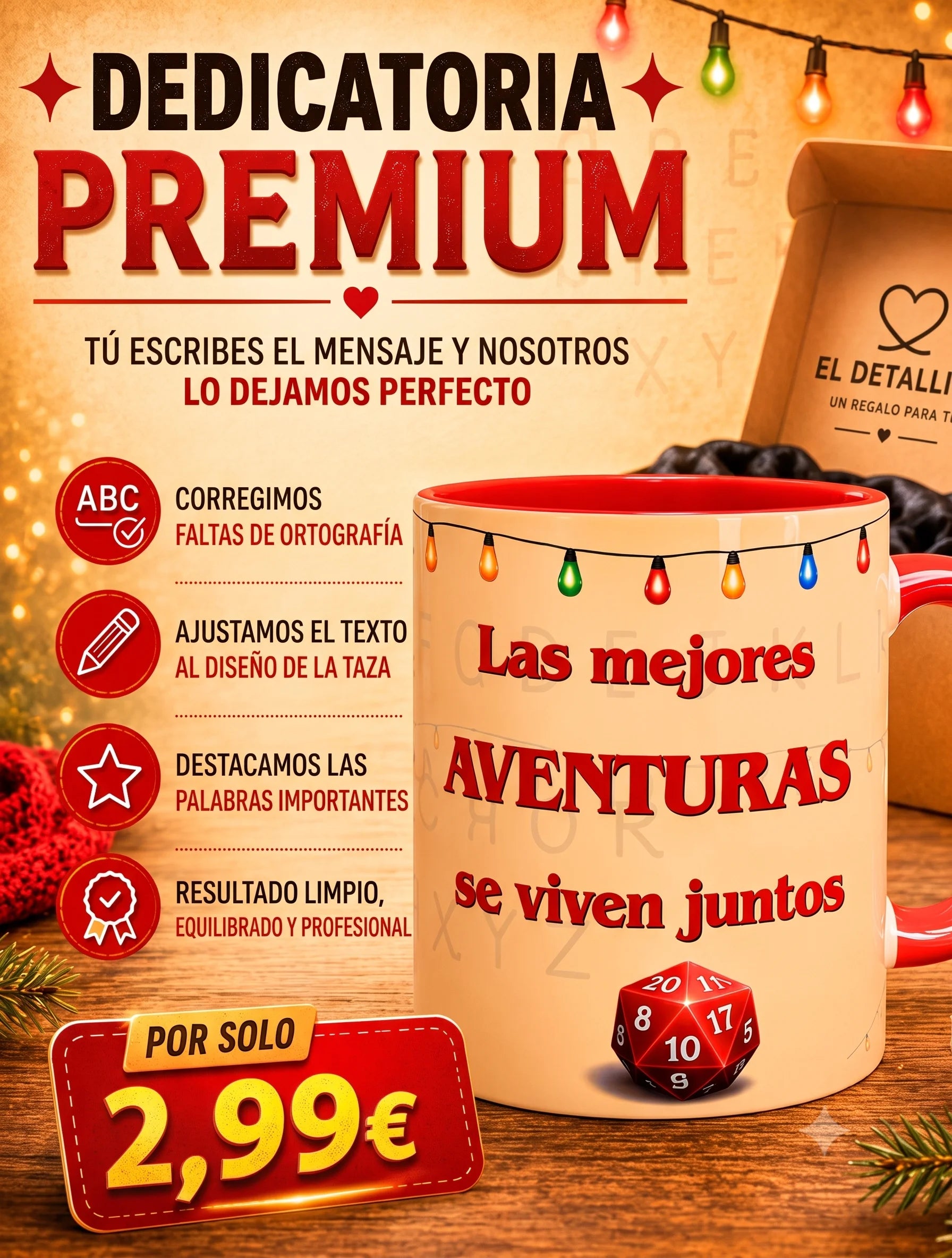 Taza personalizada inspirada en Stranger Things con nombre y dedicatoria en cerámica premium de 350 ml. 5